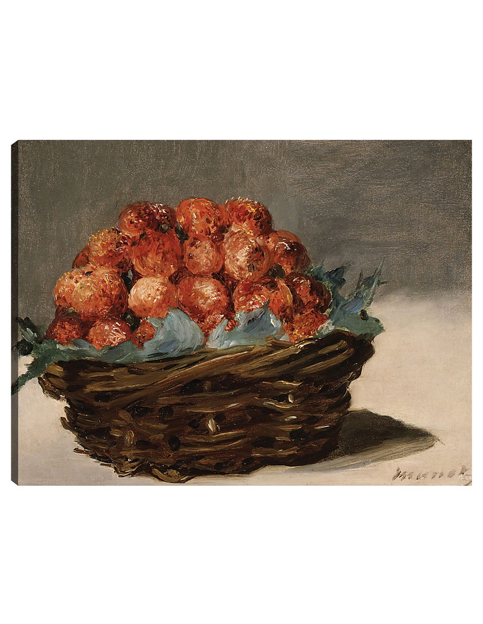 Cuadro decorativo Fresas (hacia 1882) técnica mixta Cuadro decorativo Fresas (hacia 1882) técnica mixta