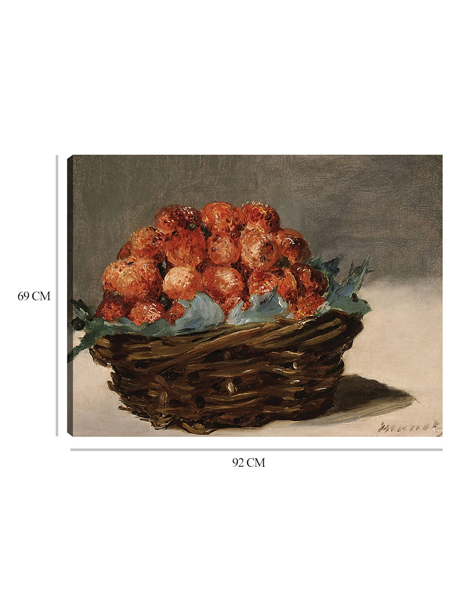 Cuadro decorativo Fresas (hacia 1882) técnica mixta 8