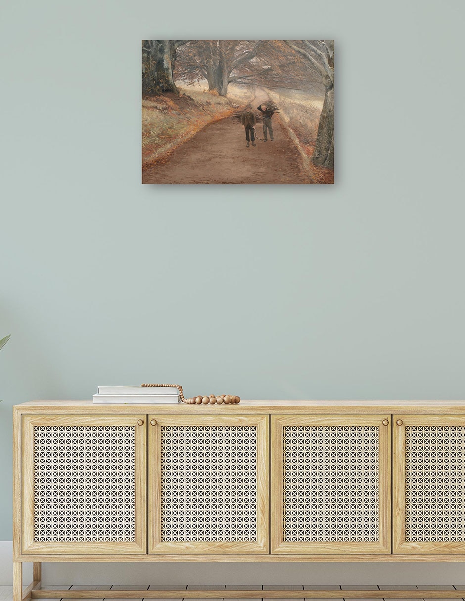 Cuadro decorativo Sendero cerca de Herlufsholm, Zelanda (1890) técnica mixta Caminos 4