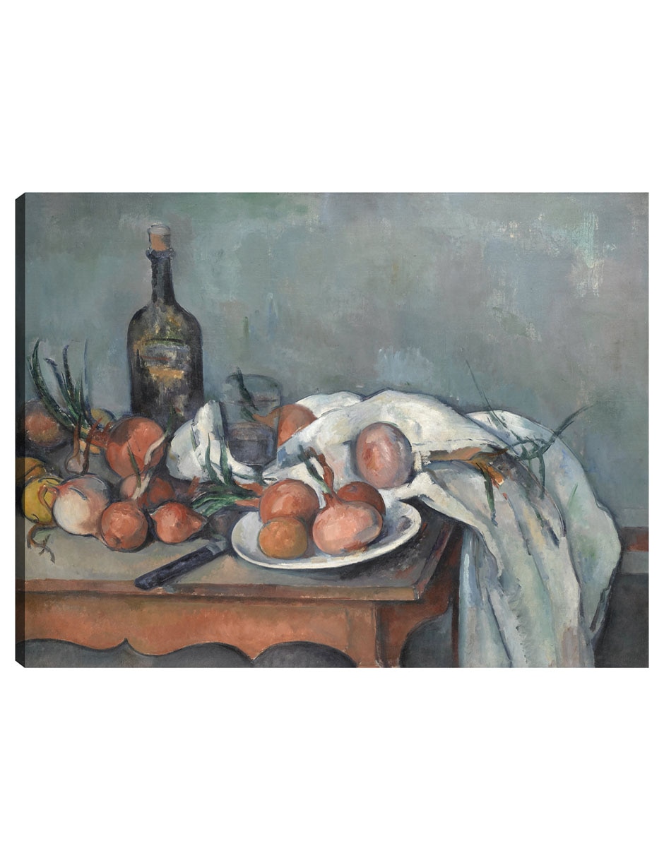 Cuadro decorativo Naturaleza muerta con cebollas (1896 - 1898) técnica mixta Cuadro decorativo Naturaleza muerta con cebollas (1896 - 1898) técnica mixta