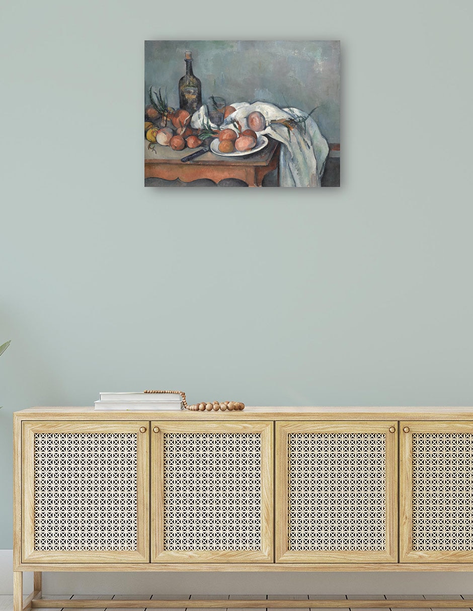 Cuadro decorativo Naturaleza muerta con cebollas (1896 - 1898) técnica mixta 4