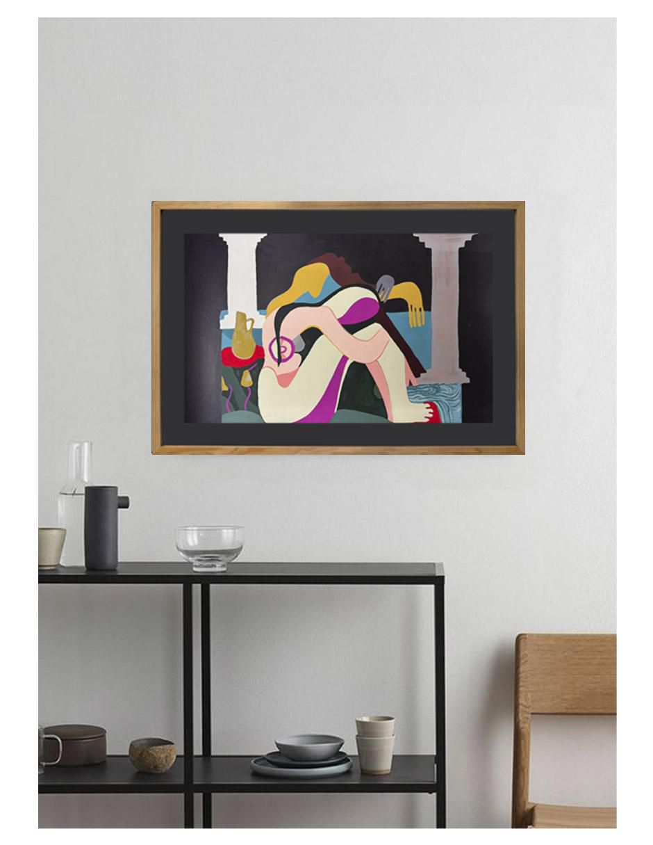 Pintura Después de tí técnica acrílico 4