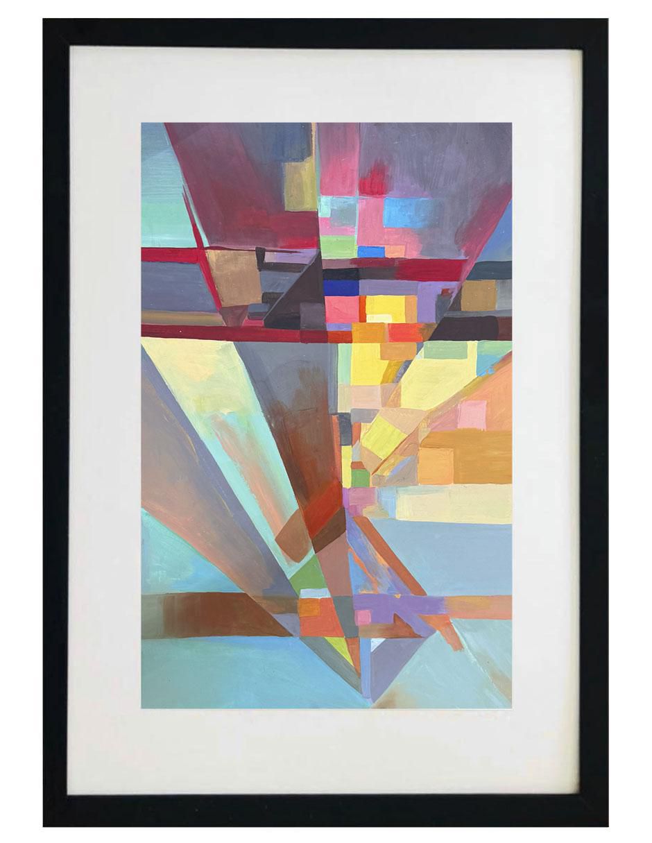Pintura Impacto II técnica acrílico