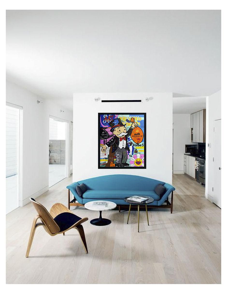 Pintura Rich Life técnica acrílico 5