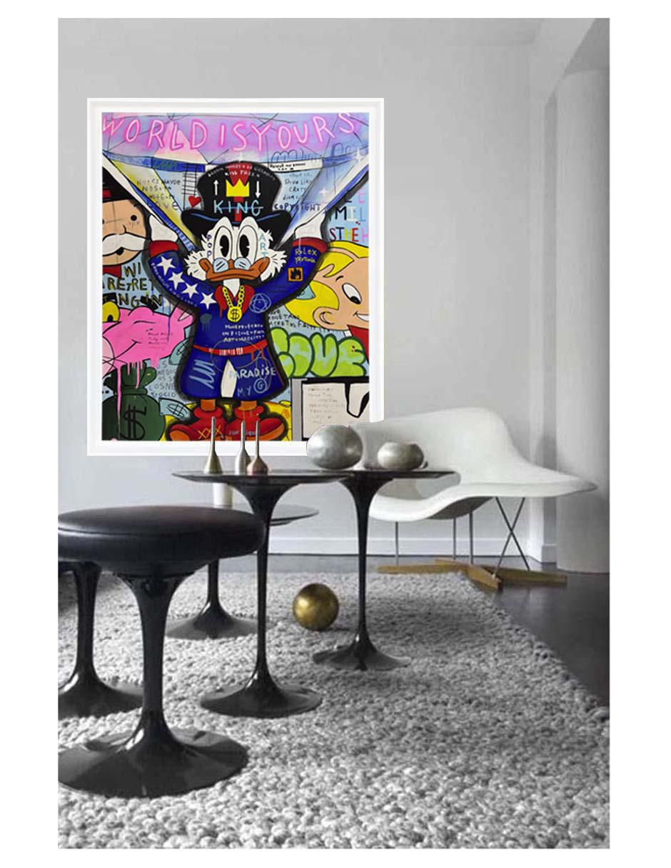 Pintura World is Yours Mc Pato técnica acrílico Mc Pato 2