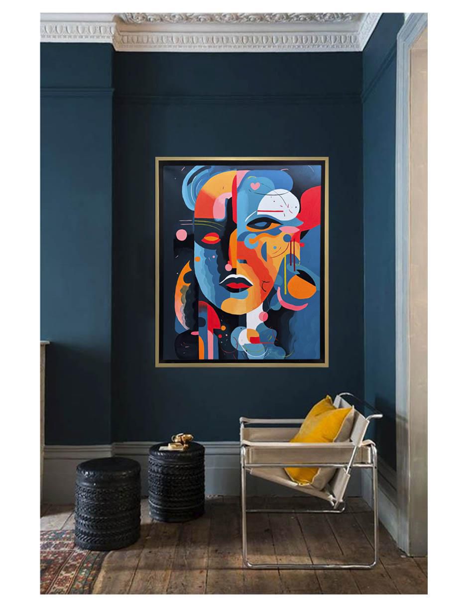 Pintura Regresión técnica acrílico Arte colorido 4
