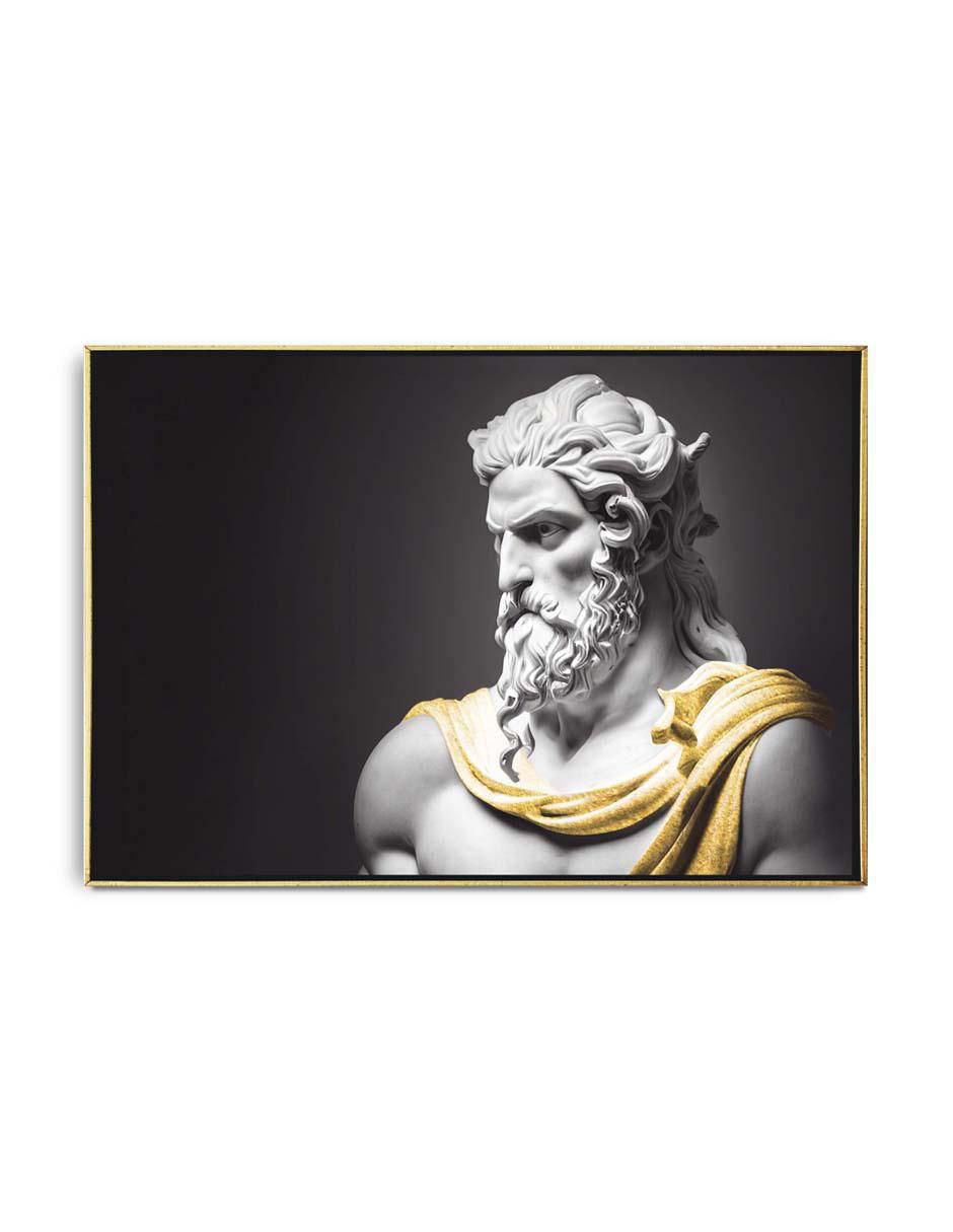 Cuadro decorativo Estatua rígida hades con barniz a registro Cuadro decorativo Estatua rígida hades con barniz a registro