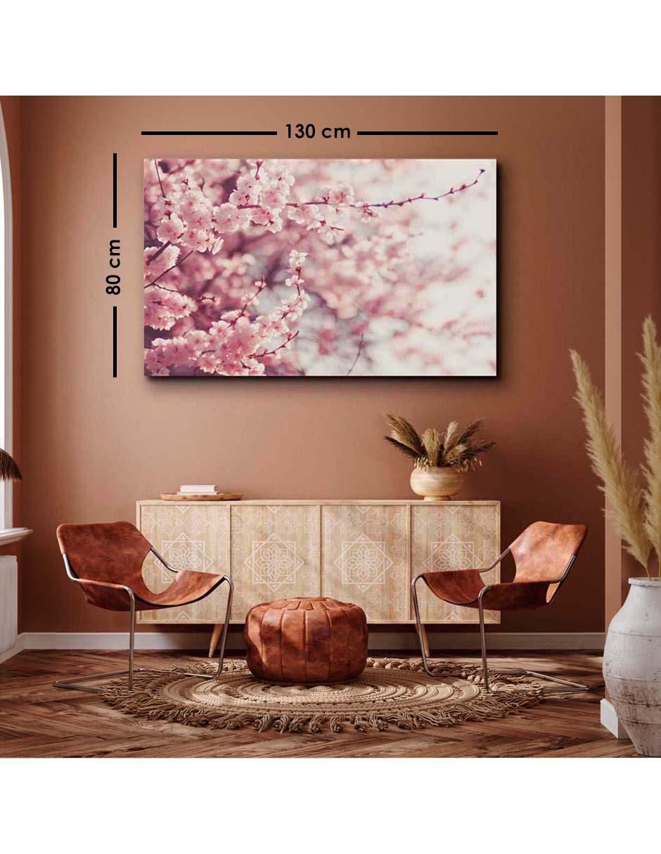 Cuadro decorativo Flores de cerezo en primavera con barniz a registro 6