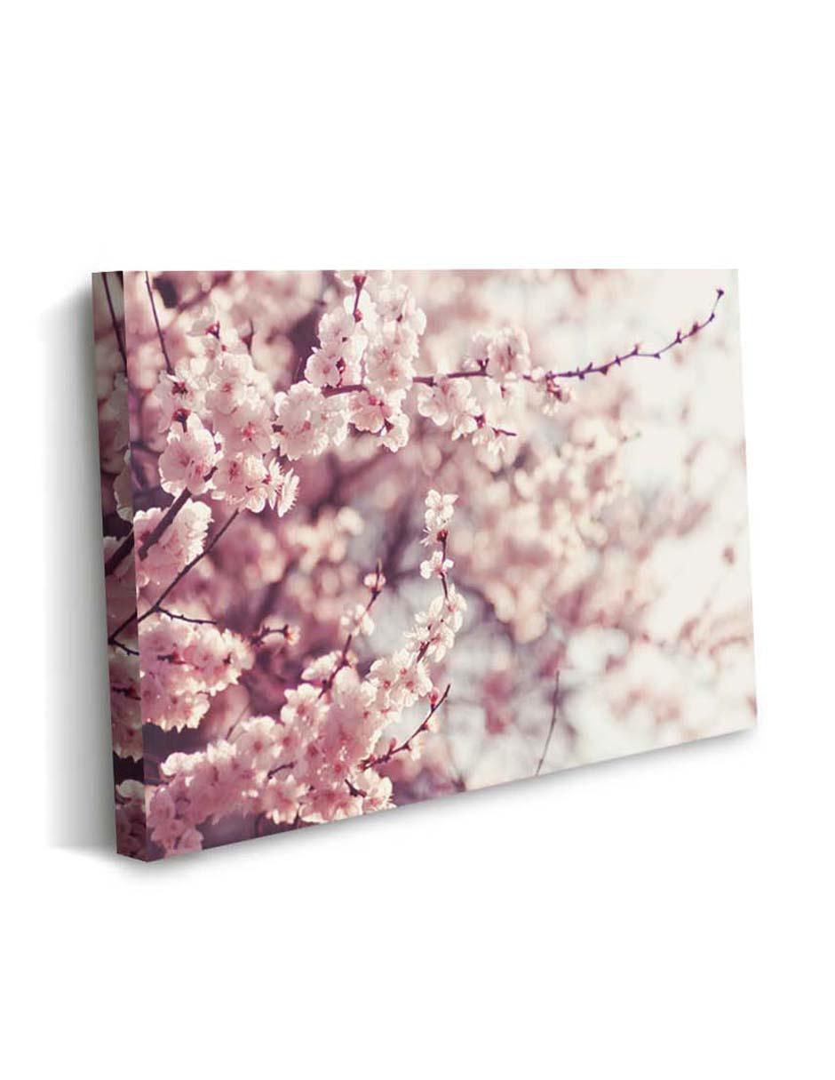 Cuadro decorativo Flores de cerezo en primavera con barniz a registro 2