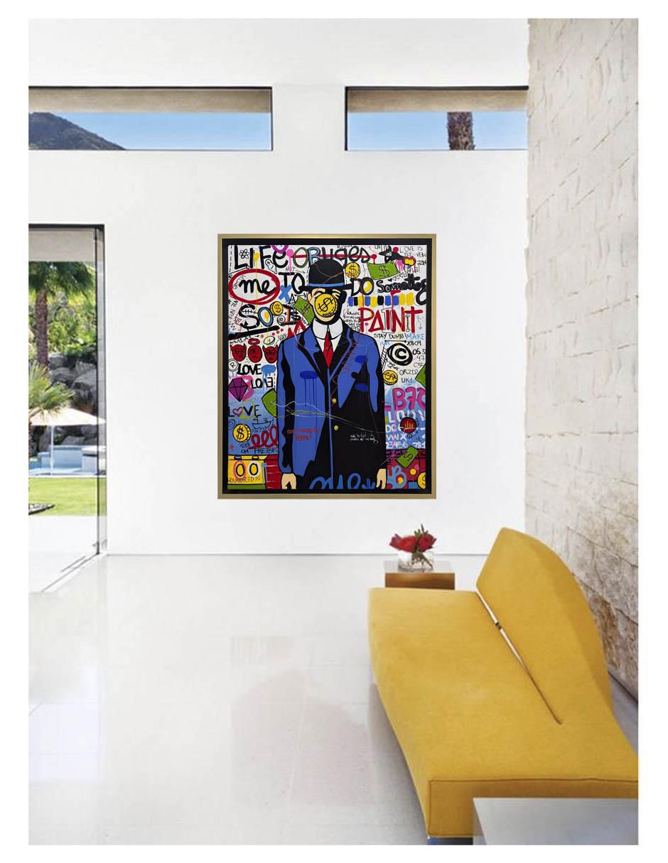 Pintura Dont Hype técnica acrílico Pop 4