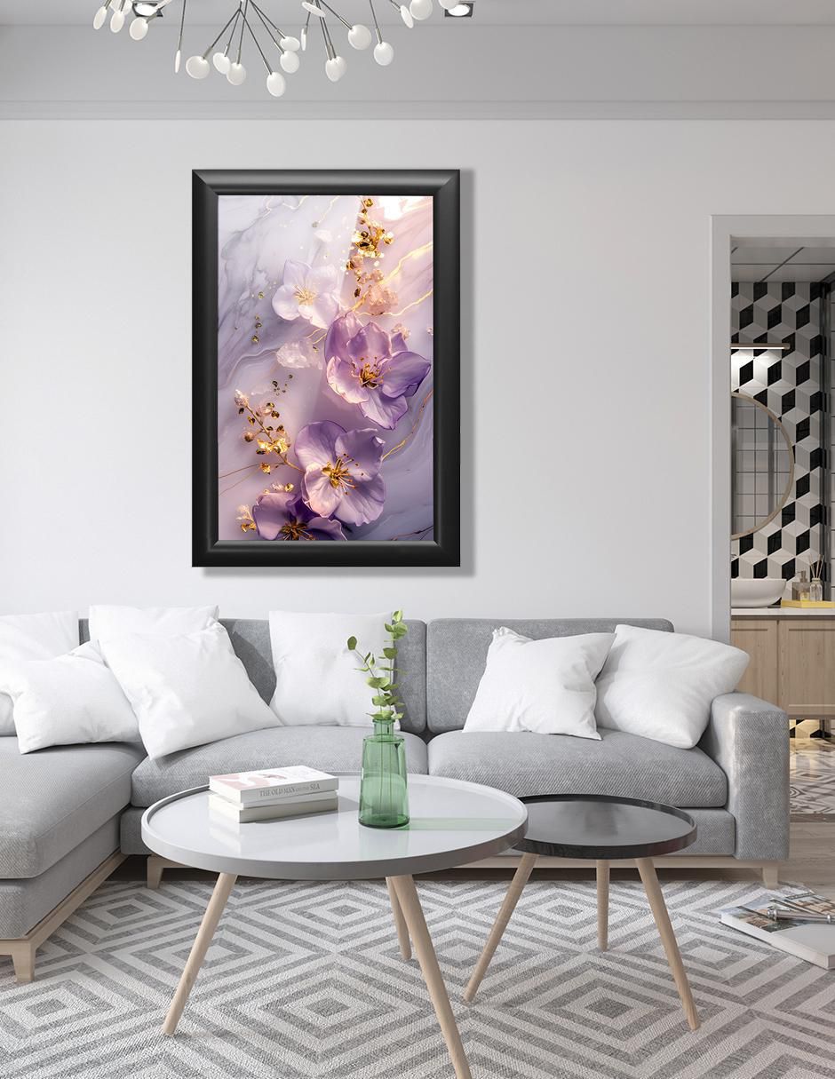 Cuadro decorativo Pixelarte mármol Suburbia