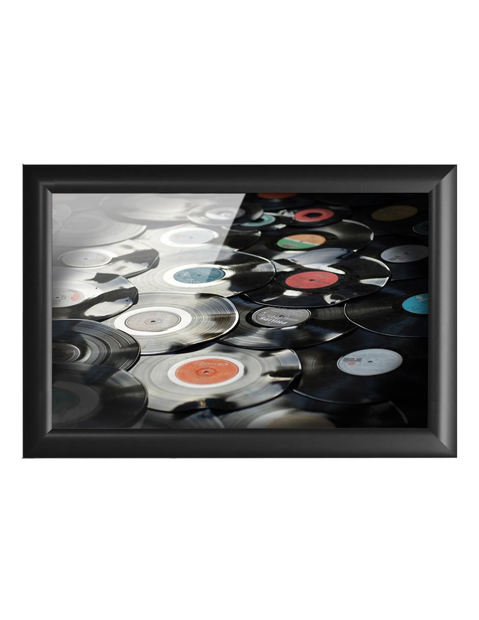 Cuadro decorativo discos Cuadro decorativo discos