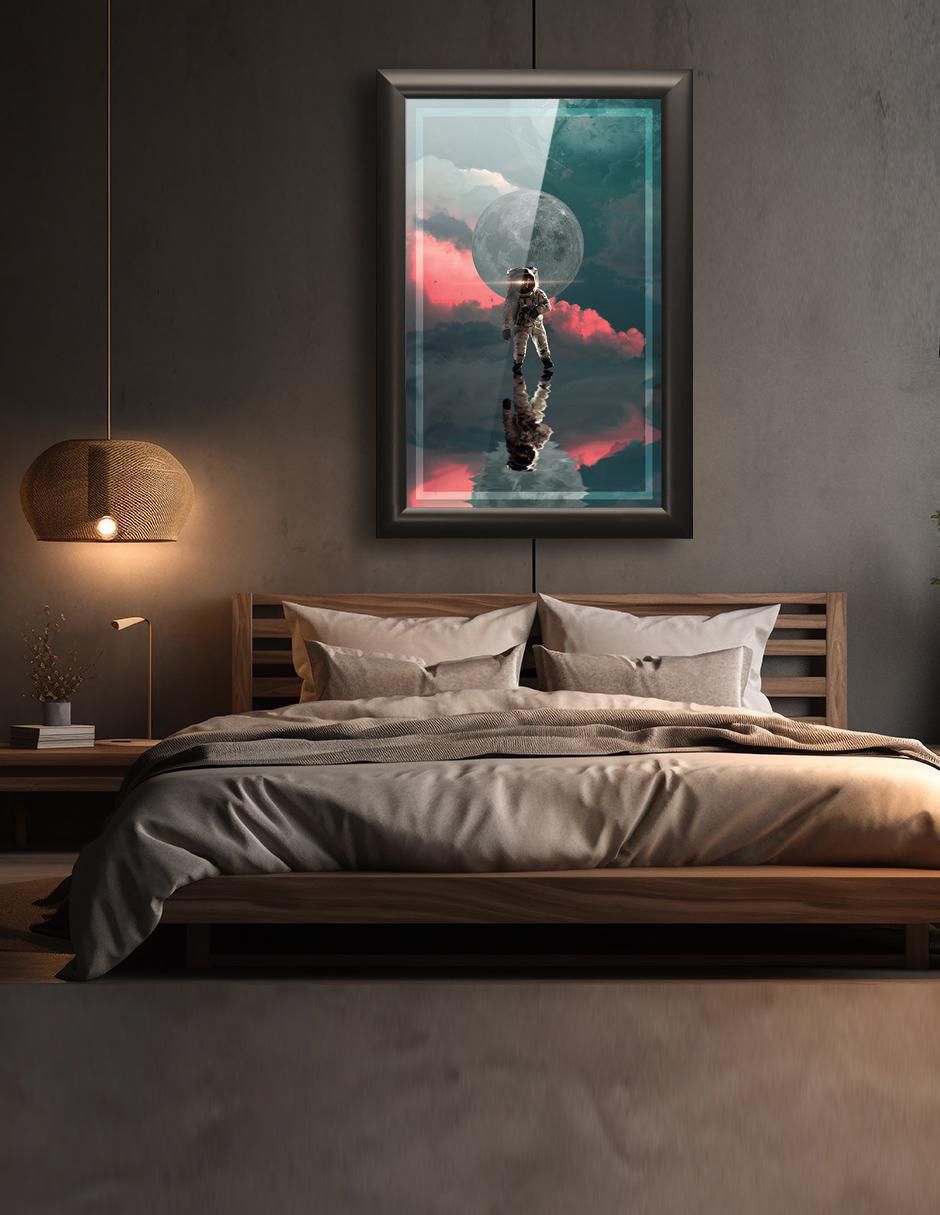 Cuadro decorativo astronauta 2