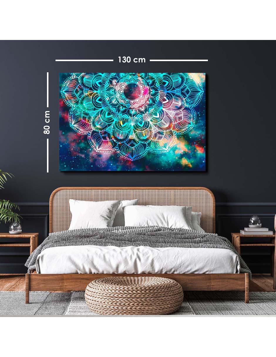 Cuadro decorativo GeometrÍa fondo estrella con barniz a registro 6