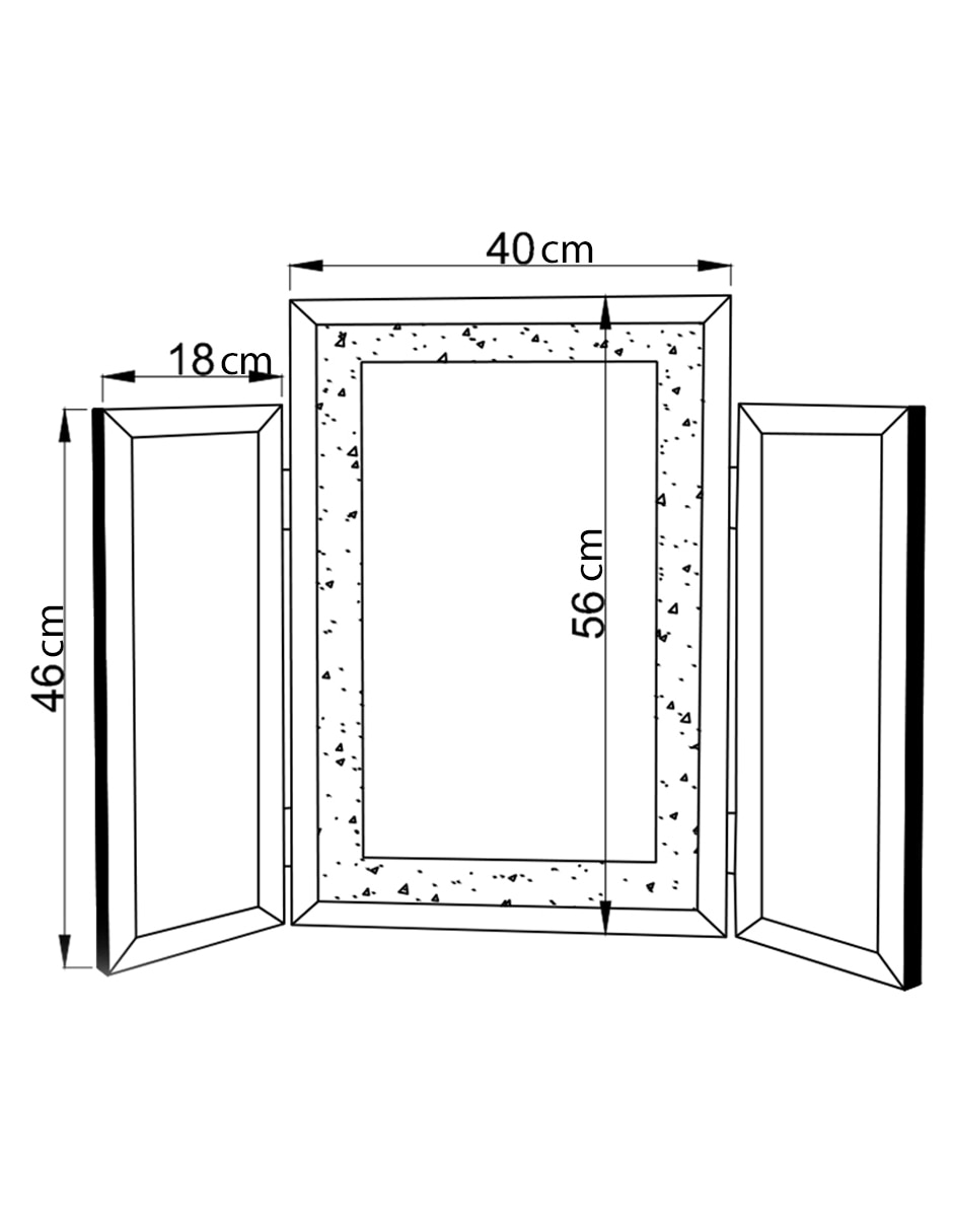 Espejo rectangular Drei 5