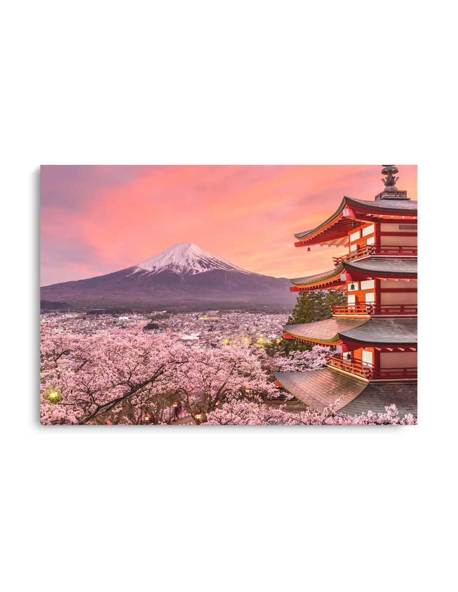Cuadro decorativo Flores de cerezo en Japón con barniz a registro Cuadro decorativo Flores de cerezo en Japón con barniz a registro