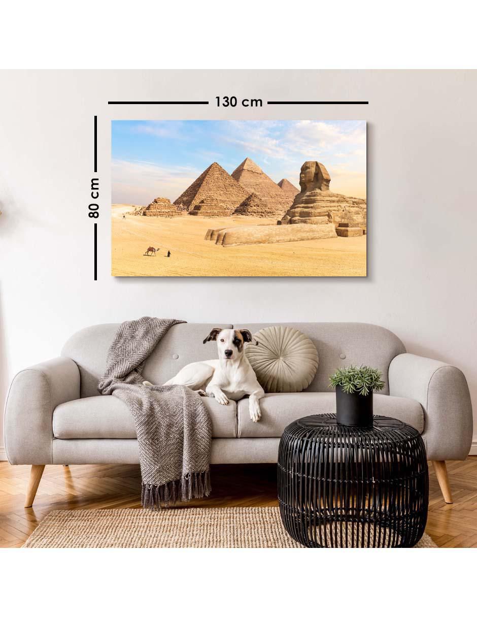 Cuadro decorativo Paisaje las piramides de giza con barniz a registro 5
