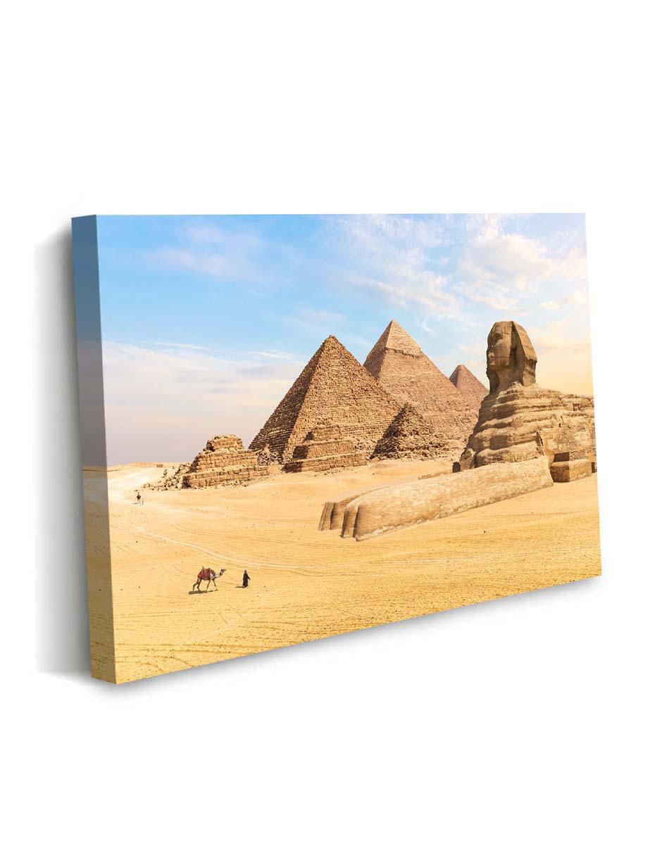 Cuadro decorativo Paisaje las piramides de giza con barniz a registro 2
