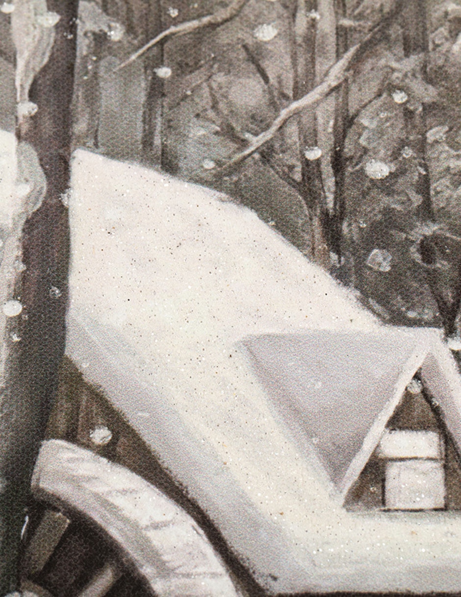 Litografía White Cabin técnica impresión 4