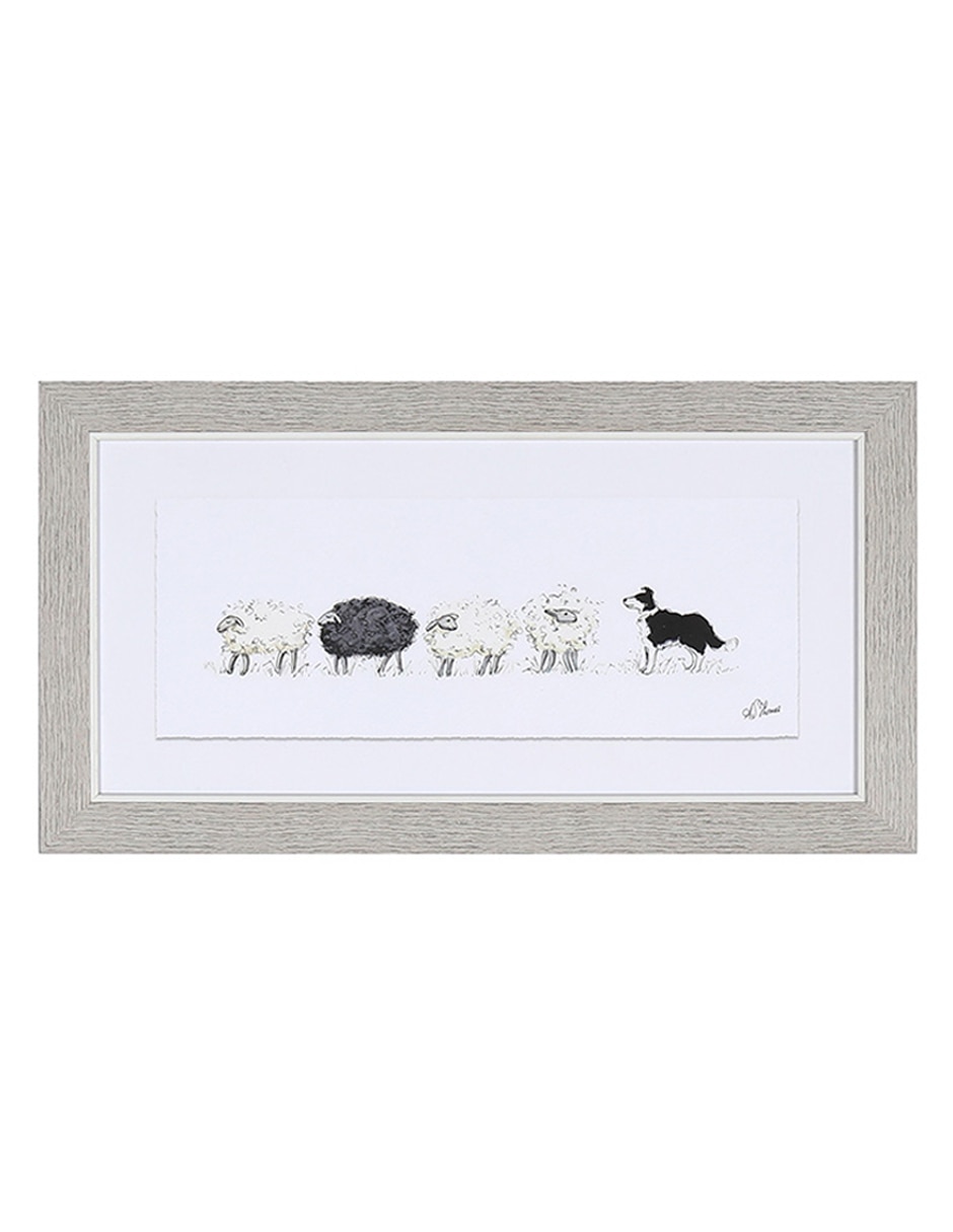 Litografía Counting Sheep técnica impresión