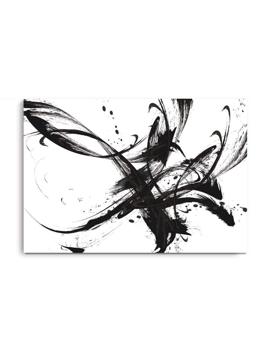Cuadro decorativo Mancha abstracta de tinta con barniz a registro Cuadro decorativo Mancha abstracta de tinta con barniz a registro