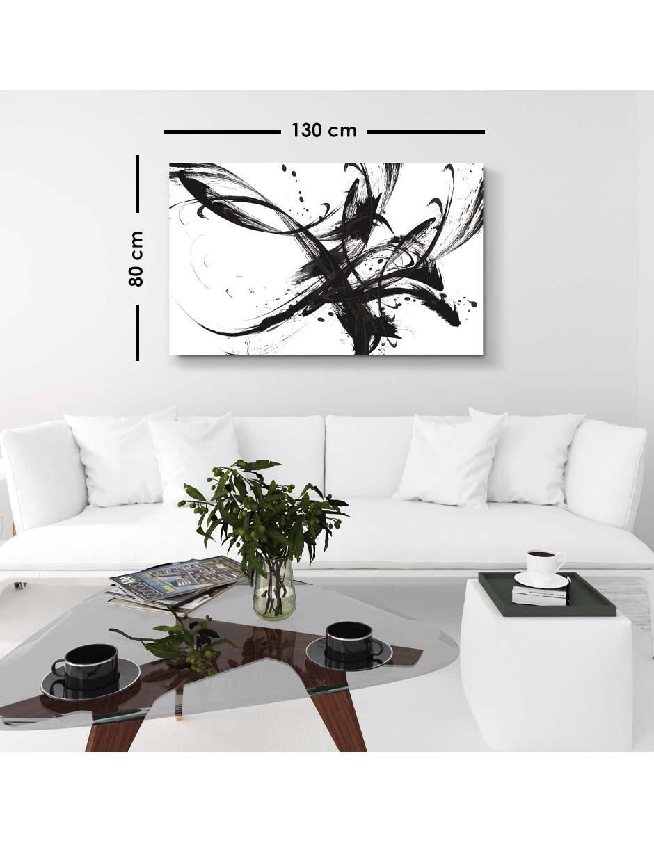 Cuadro decorativo Canvas Art Mancha abstracta de tinta con barniz a registro
