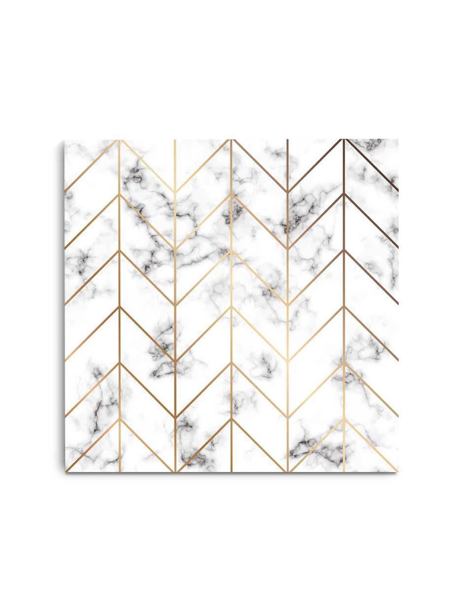 Cuadro decorativo Marmoleado con flujo liso geométrico con barniz a registro Cuadro decorativo Marmoleado con flujo liso geométrico con barniz a registro