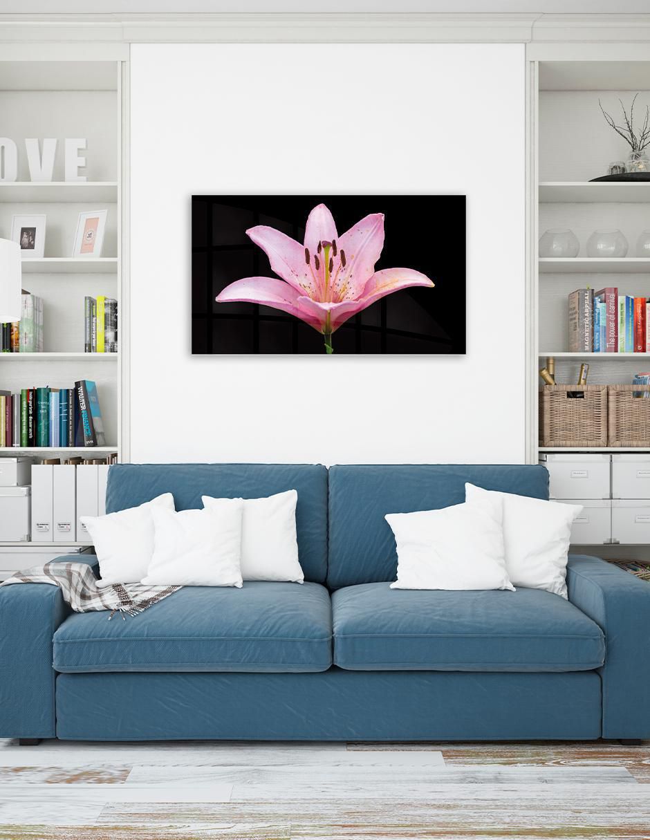 Litografía Flores técnica mixta 3