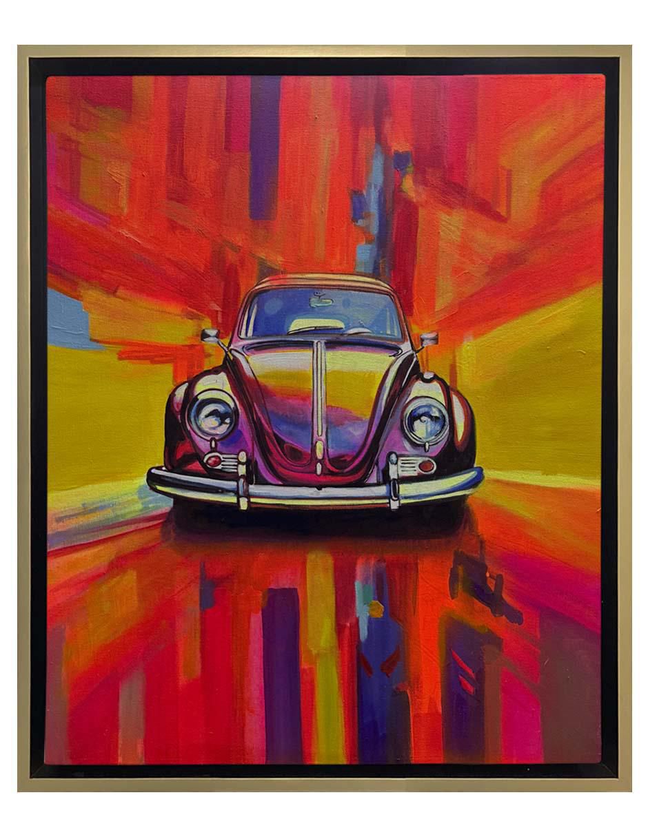 Pintura My Car, My Dream técnica acrílico Clásicos
