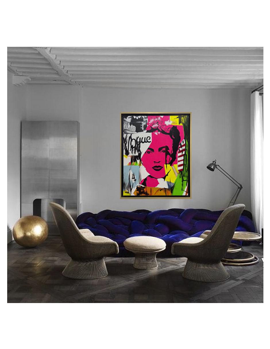 Pintura Friyay técnica acrílico Milleniart 4