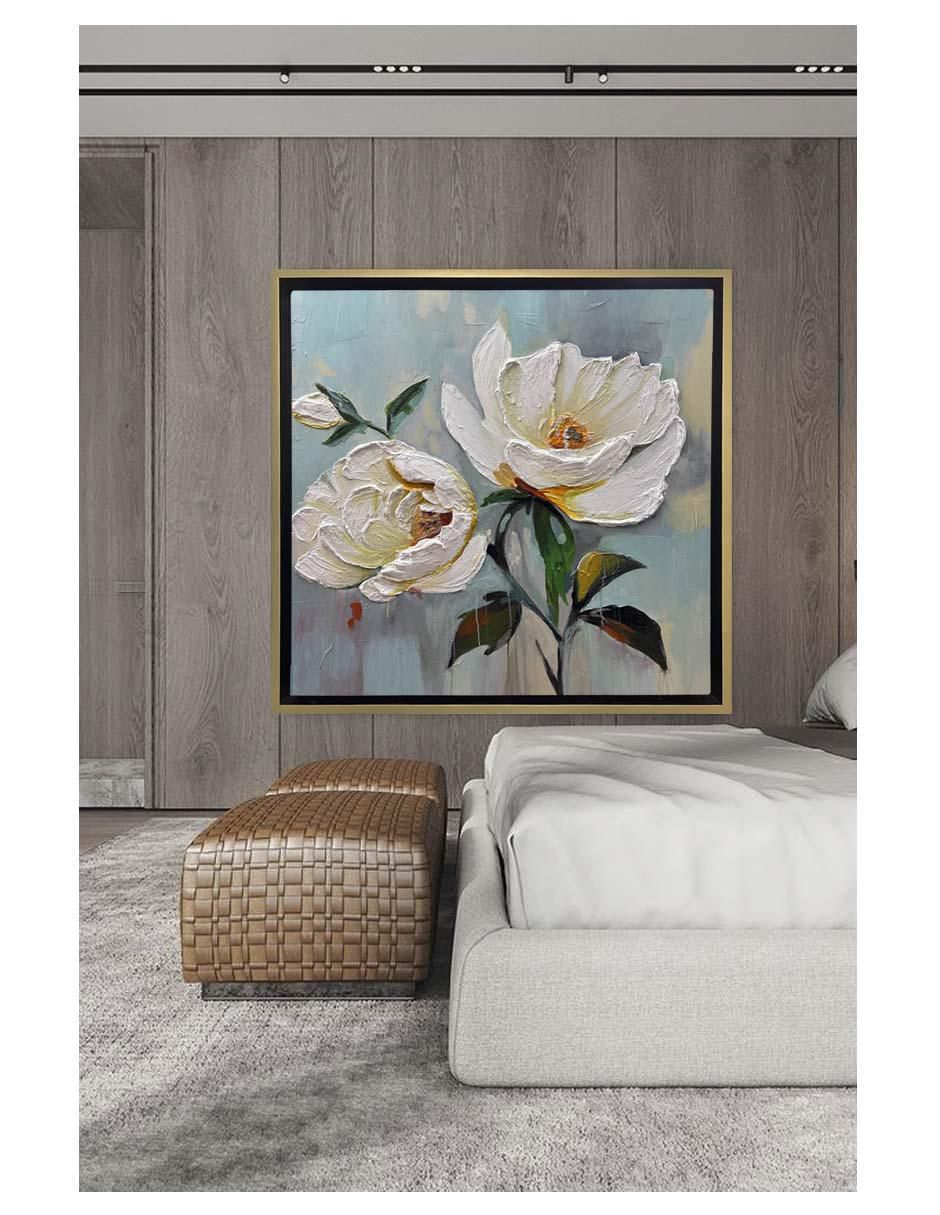 Pintura Jardín De Sueños técnica mixta 3