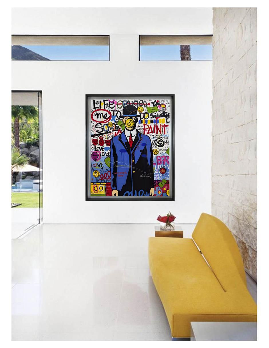 Pintura Dont Hype técnica acrílico Milleniart 2