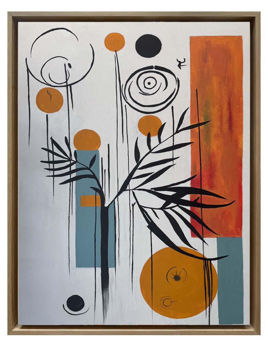 Pintura Flor de vida técnica acrílico Abstractos Pintura Flor de vida técnica acrílico Abstractos