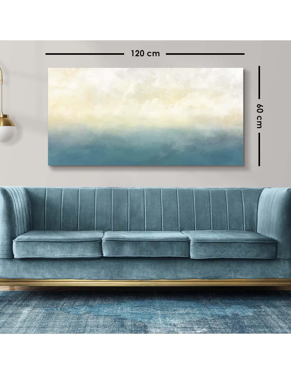 Cuadro decorativo Paisaje marino con cielo y nubes con barniz a registro 5