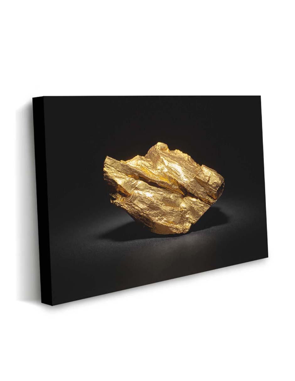 Cuadro decorativo Canvas Art Pepita de oro con barniz a registro