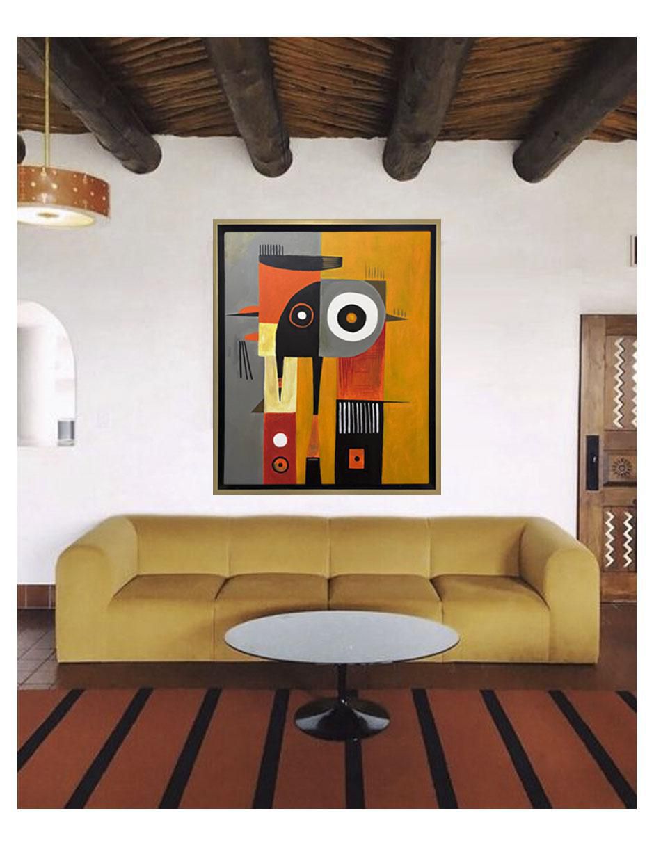 Pintura Jadiel técnica acrílico Tribal 4