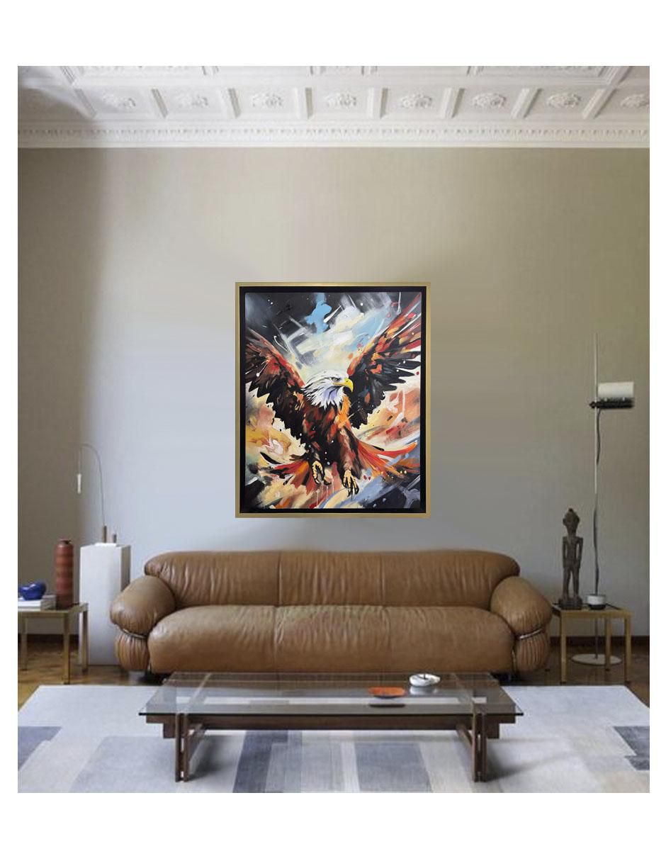 Pintura Eagle técnica acrílico AnimalArt 4