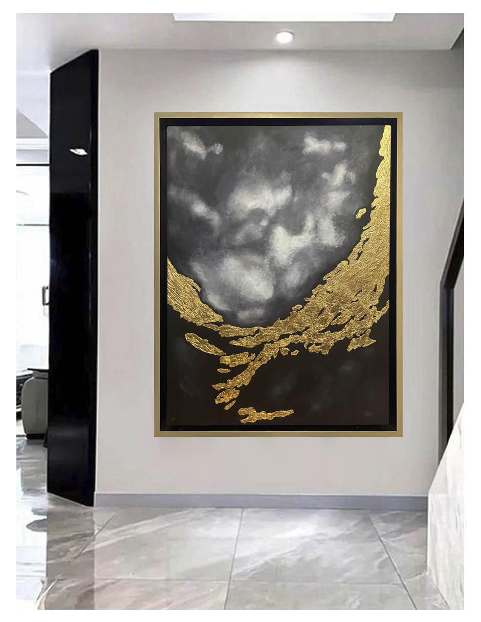 Pintura Eclipse II técnica acrílico 2