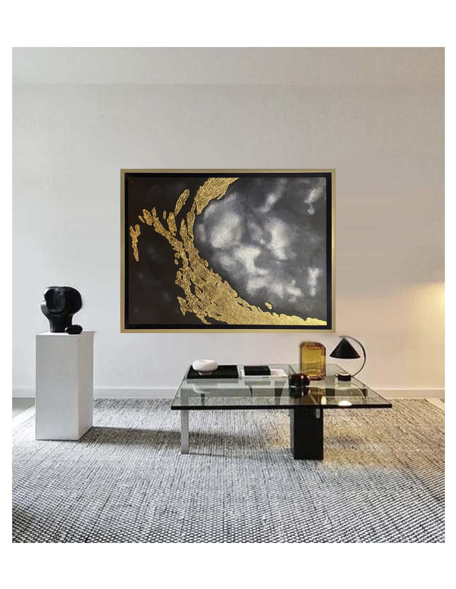 Pintura Eclipse II técnica acrílico 3