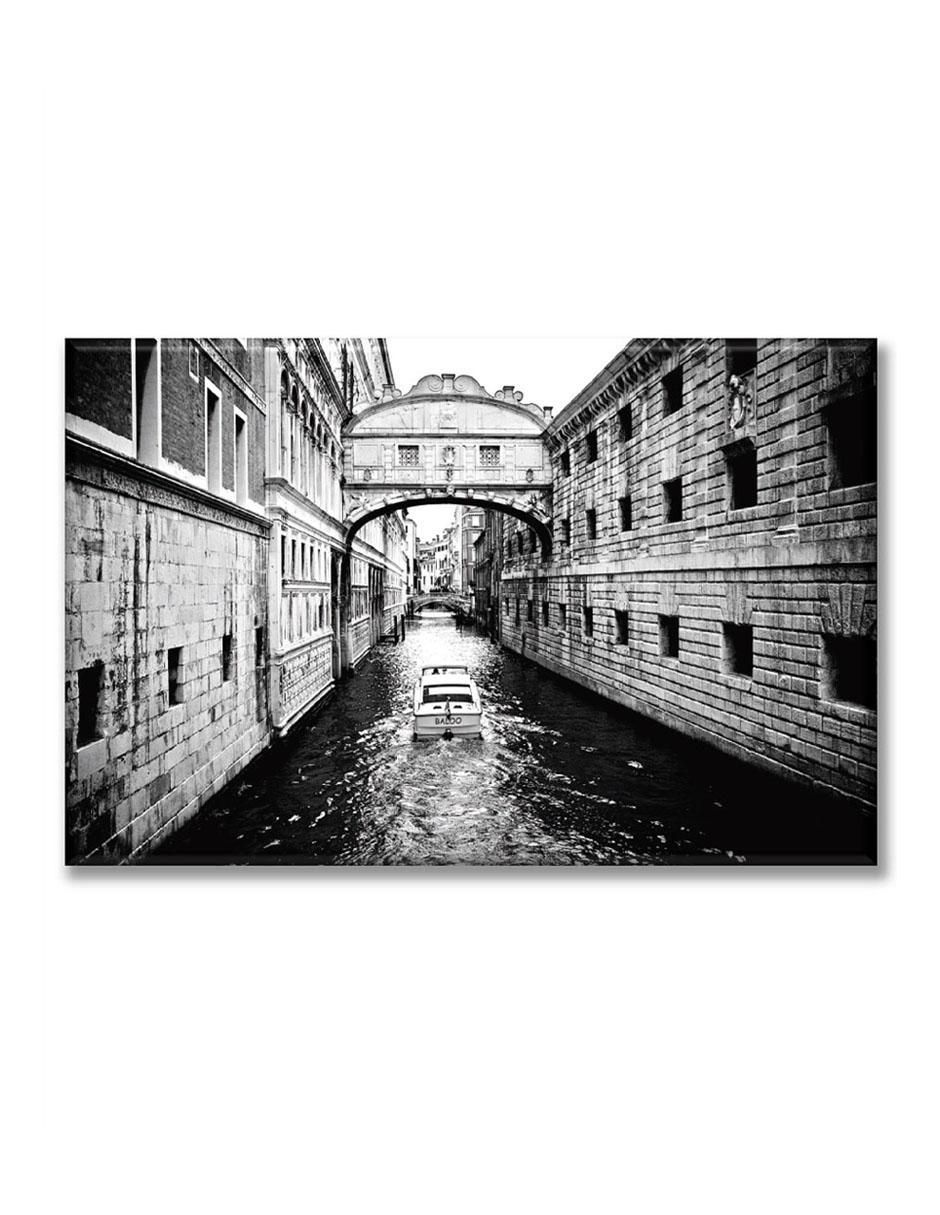 Cuadro decorativo Venecia en blanco y negro