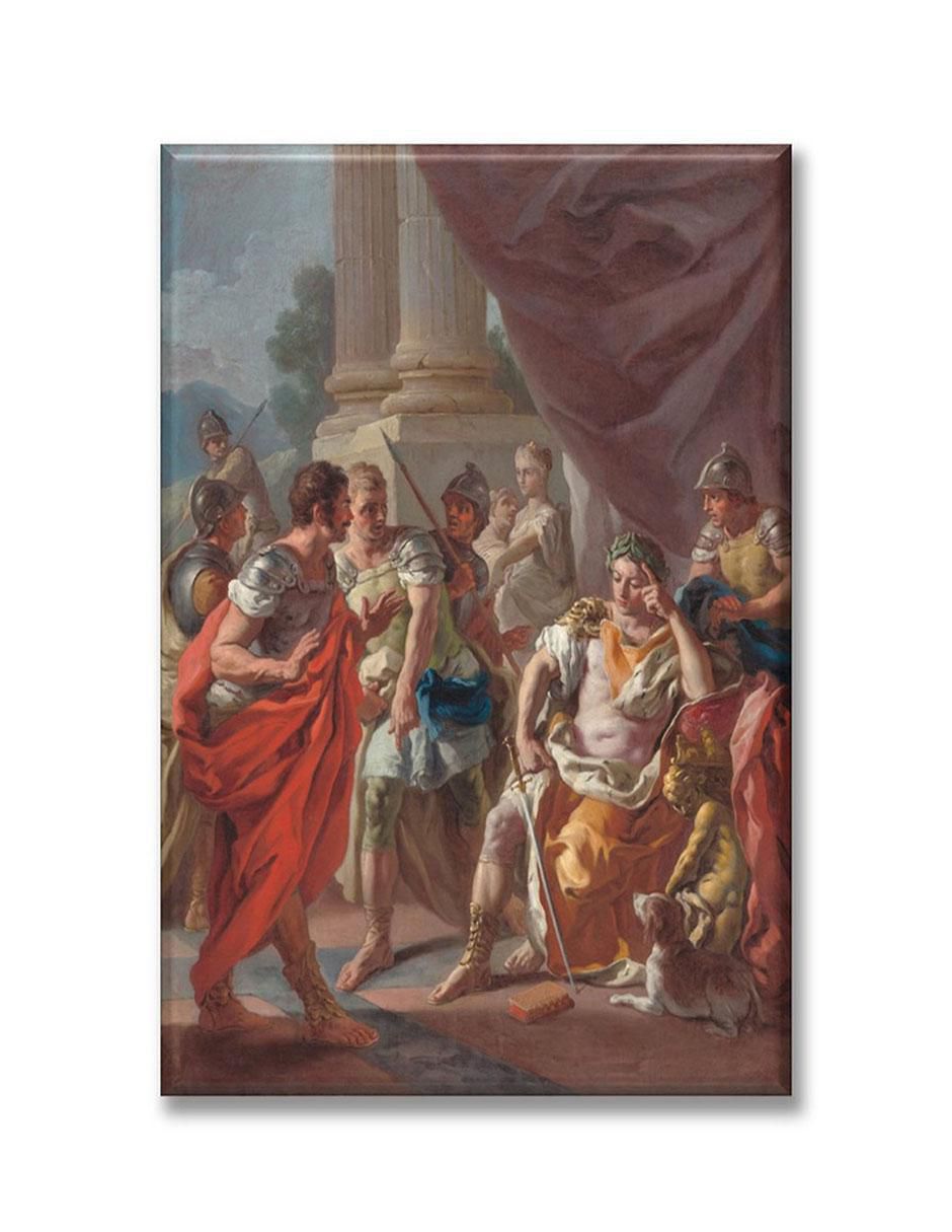 Cuadro decorativo Alexander condenando falsos elogios Cuadro decorativo Alexander condenando falsos elogios