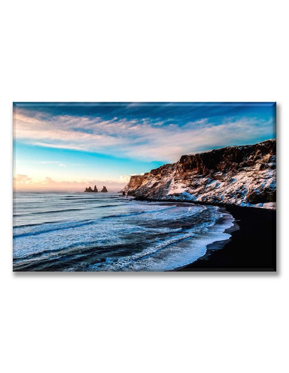 Cuadro decorativo Playa de arena negra Cuadro decorativo Playa de arena negra