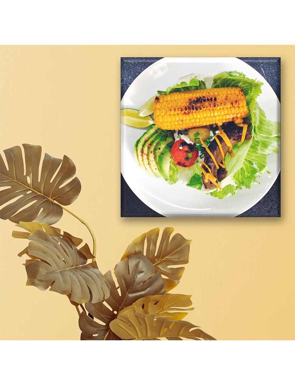 Cuadro decorativo Carne y ensalada 3
