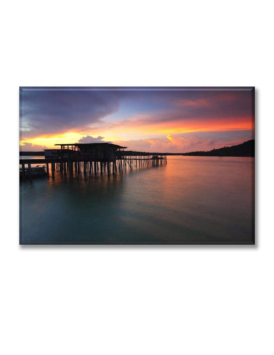 Cuadro decorativo Vista de un atardecer