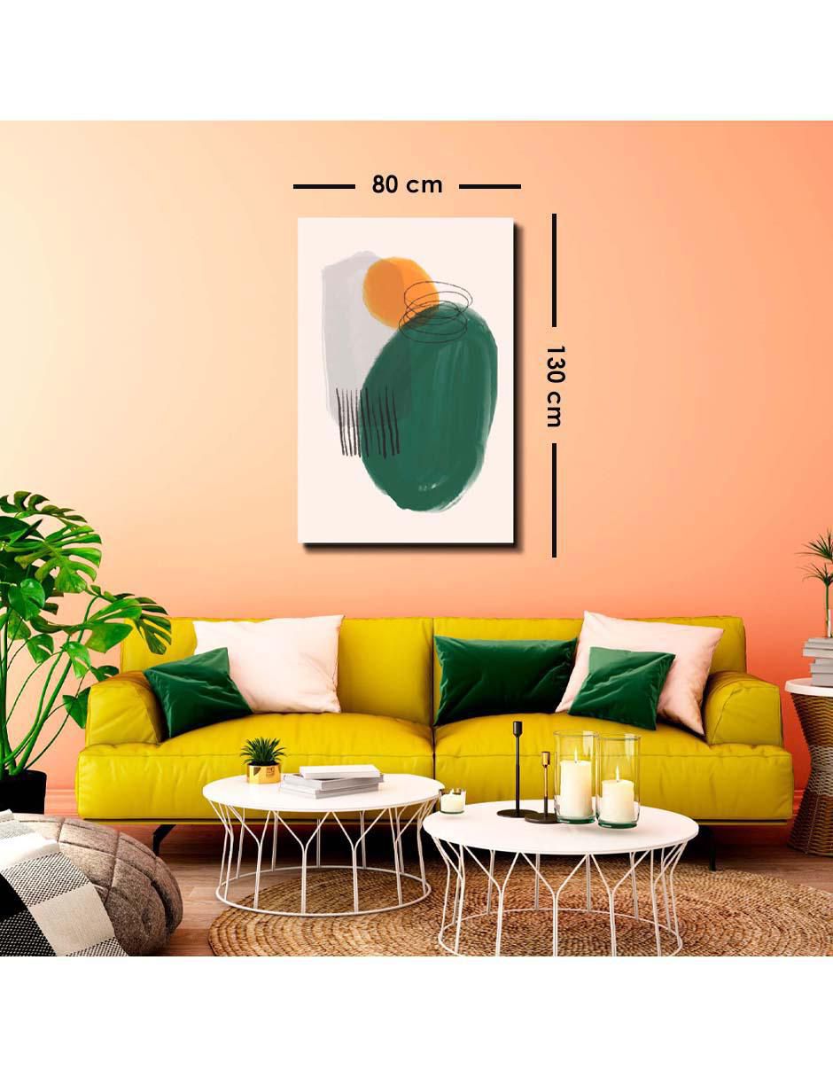 Cuadro decorativo Siluetas abstractas peculiares con barniz a registro 5