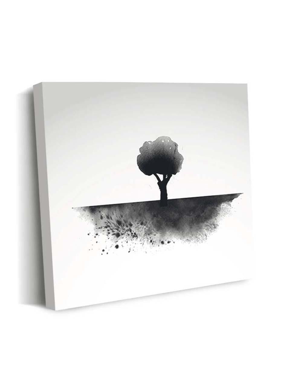 Cuadro decorativo Tinta natural de un árbol con barniz a registro 2