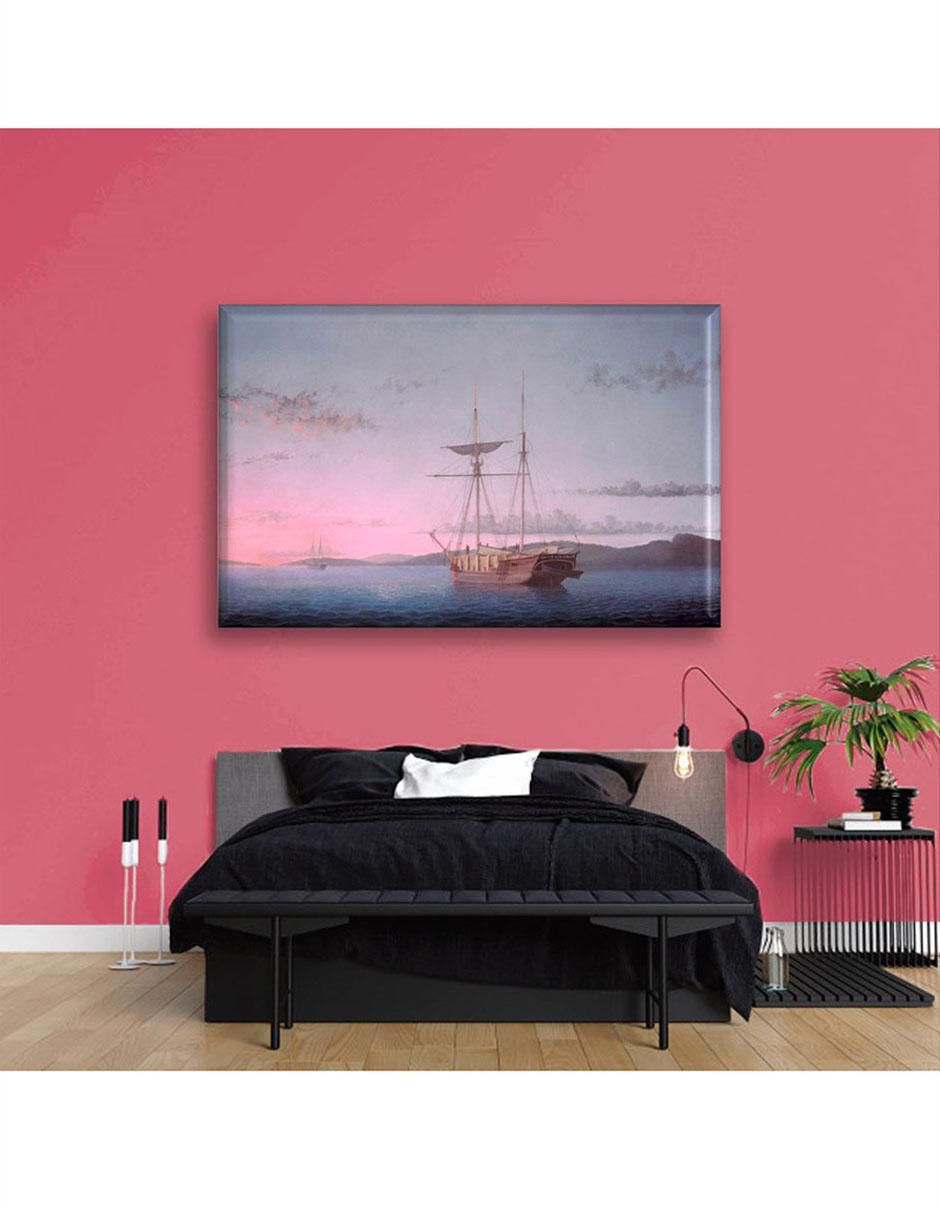 Cuadro decorativo Lumber schooners en la noche en penobscot bay 4