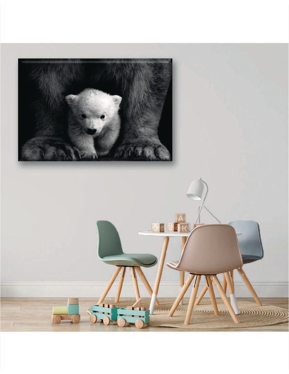 Cuadro decorativo Oso polar bebé 3