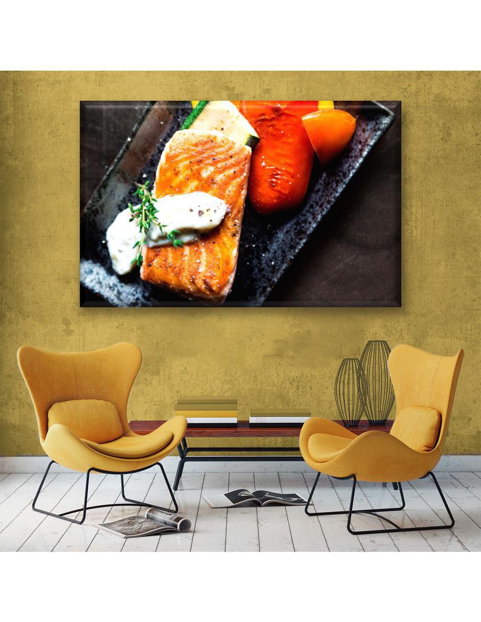 Cuadro decorativo Platillo de salmón 2