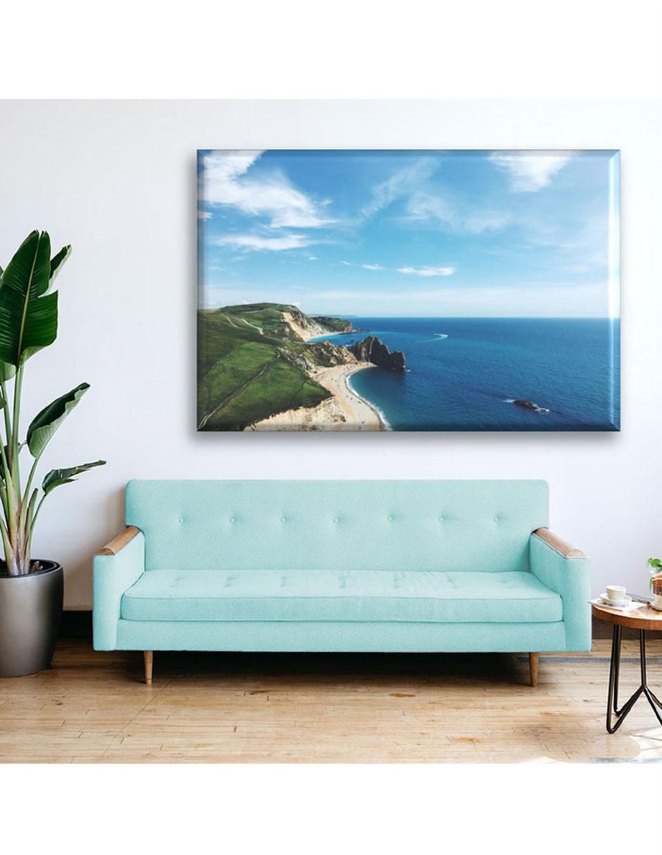 Cuadro decorativo Vista panorámica de la playa 4